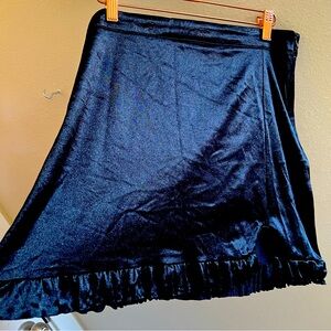 SUGAR THRILLZ Black Satin Mini Skirt